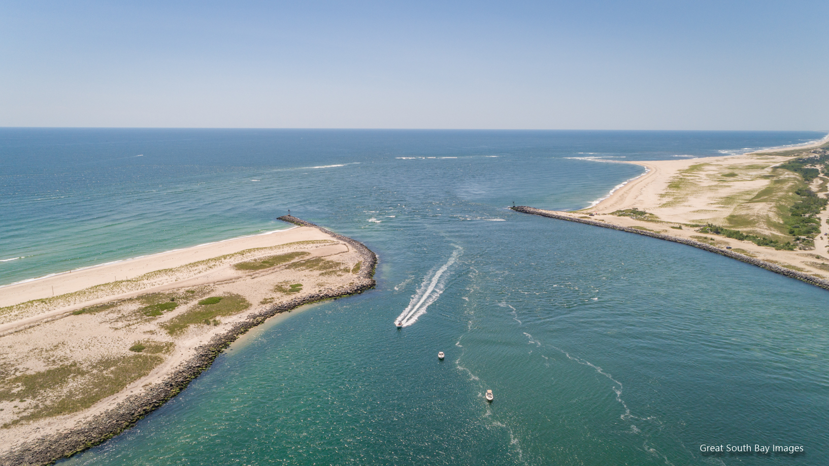 Photos and Video Above Moriches Inlet 7212020 Fire Island and Beyond